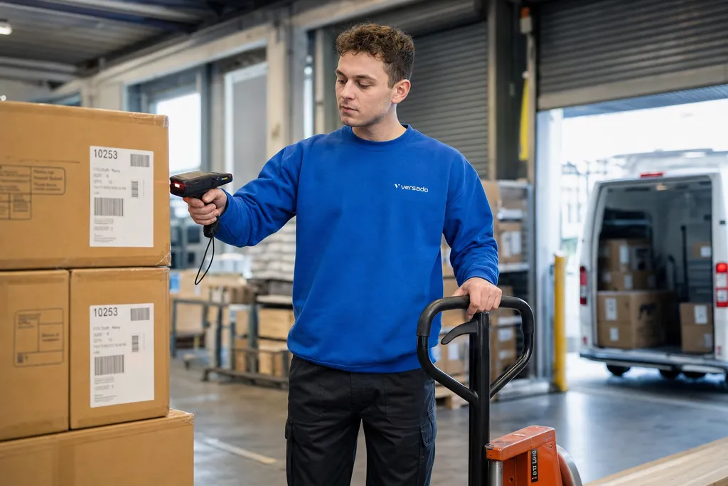 Medewerker Expeditie aan het werk bij Versado in Tegelen
