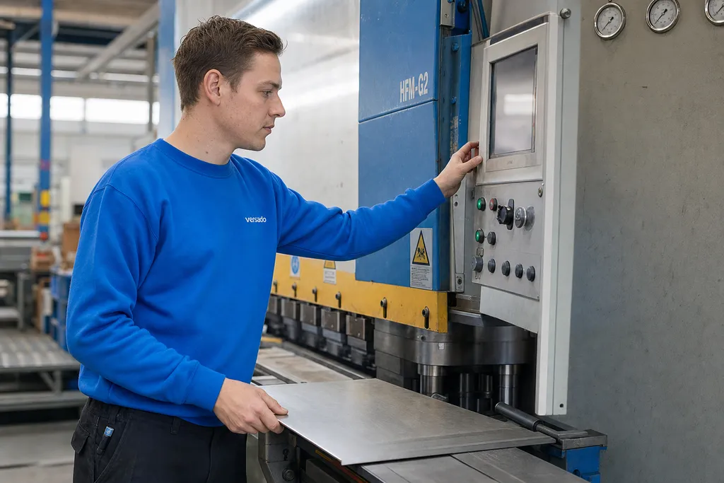 Operator A aan het werk bij Versado in Belfeld