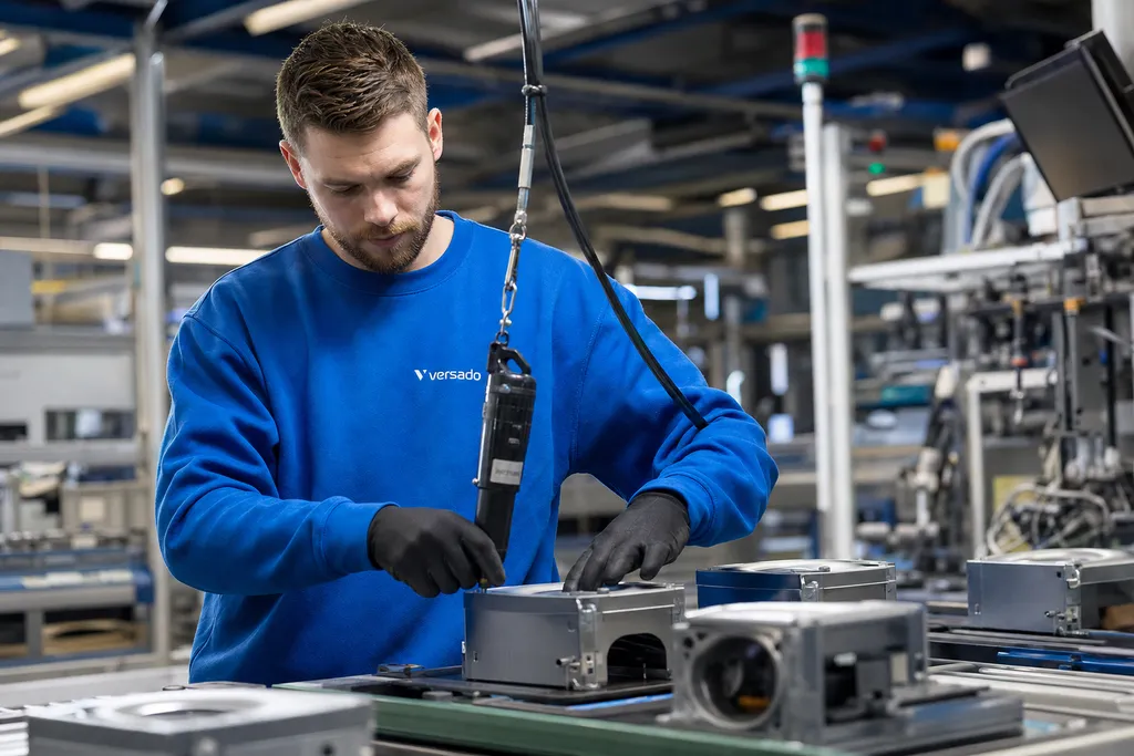 Productiemedewerker aan het werk bij Versado in Belfeld